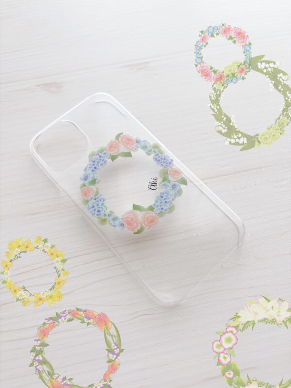 【Floréto】名前も言葉も、花で彩るスマホケース