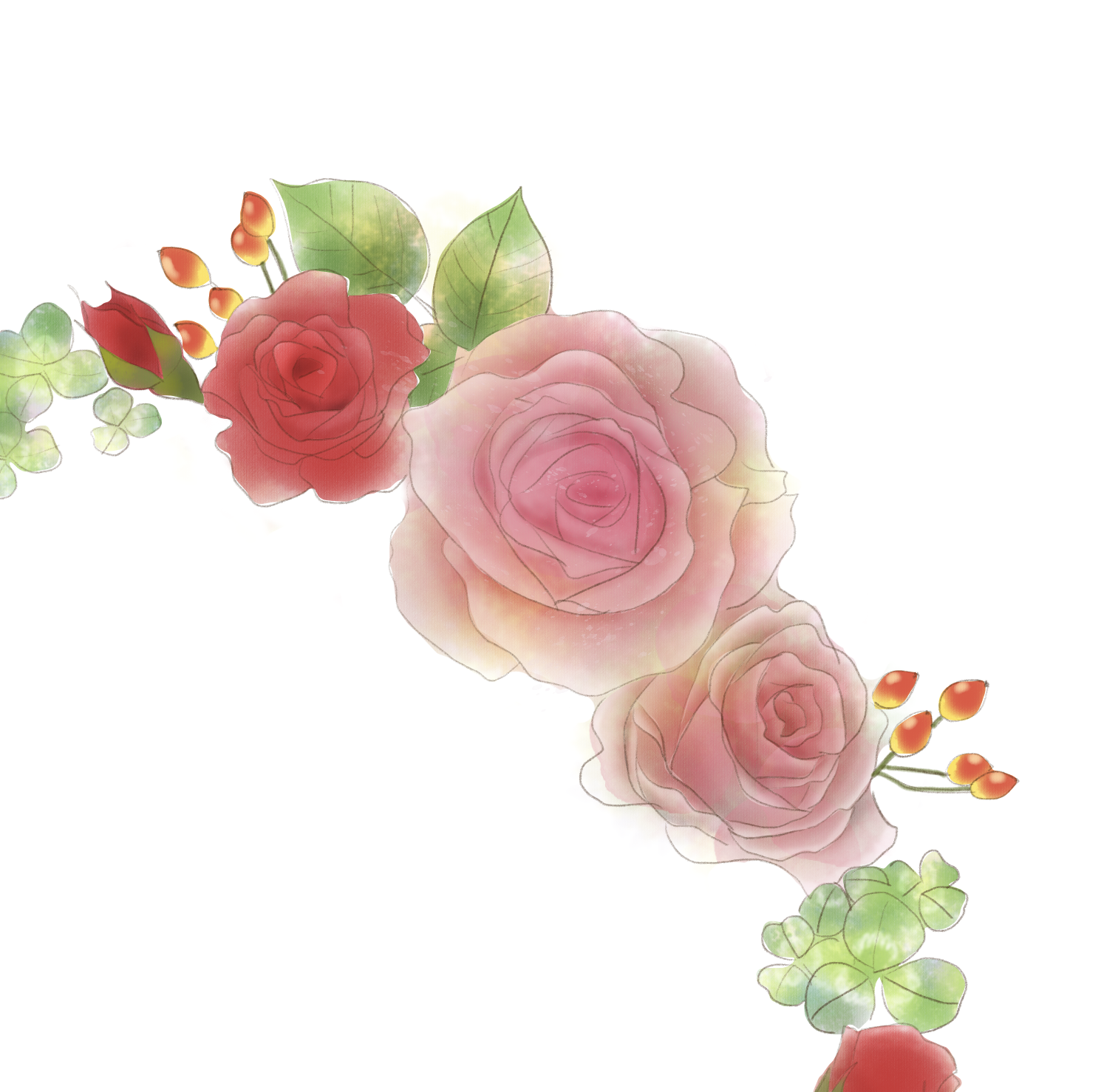 【365日の誕生花】 オリジナルリース|デザイン制作